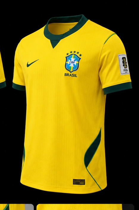 Brazil 2026 Home Jersey – Premium Fan Edition Football Shirt