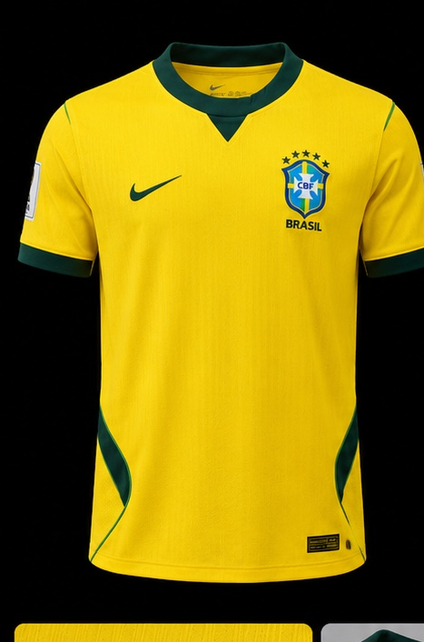 Brazil 2026 Home Jersey – Premium Fan Edition Football Shirt